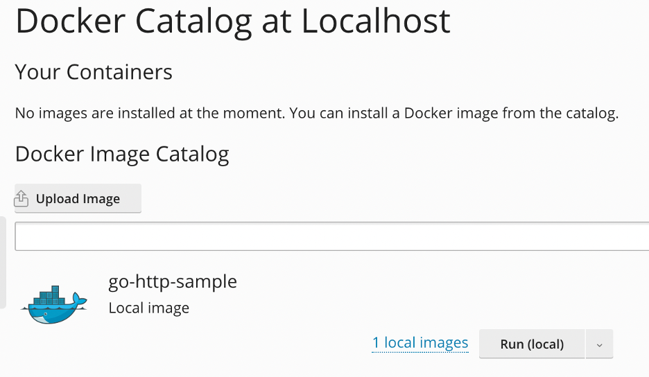 a docker catalog
